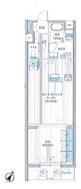 クラルテラセ新宿富久 308 間取り図