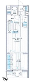 クラルテラセ新宿富久 104 間取り図