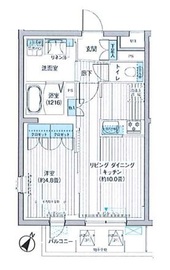 クラルテラセ新宿富久 203 間取り図