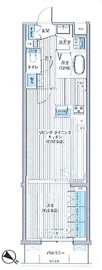 クラルテラセ新宿富久 108 間取り図