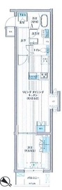 クラルテラセ新宿富久 107 間取り図