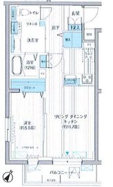 クラルテラセ新宿富久 403 間取り図