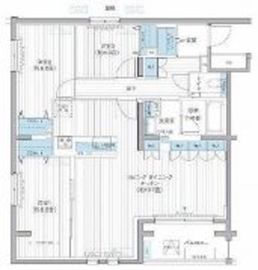 クラルテラセ新宿富久 504 間取り図