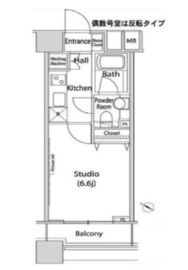 ファーストリアルタワー新宿 1414 間取り図