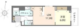 ウエサカステューディオ 401 間取り図