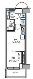 クレヴィアリグゼ日暮里根岸 503 間取り図