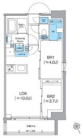 クレヴィアリグゼ日暮里根岸 801 間取り図