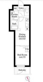 エルファーロ駒沢大学 303 間取り図