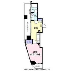 レジディア恵比寿3 403 間取り図