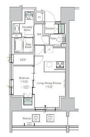 ONE ROOF RESIDENCE TAMACHI (ワンルーフレジデンス田町) 601 間取り図
