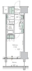 ONE ROOF RESIDENCE TAMACHI (ワンルーフレジデンス田町) 907 間取り図