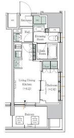 ONE ROOF RESIDENCE TAMACHI (ワンルーフレジデンス田町) 917 間取り図
