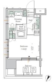 ONE ROOF RESIDENCE TAMACHI (ワンルーフレジデンス田町) 918 間取り図
