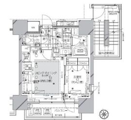 ピアース渋谷 505 間取り図