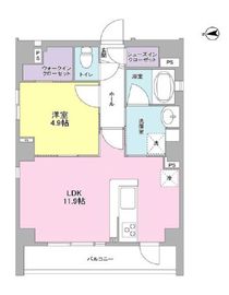AYロッソ浅草橋 601 間取り図