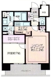 パークシティ武蔵小杉ステーションフォレストタワー 8階 間取り図