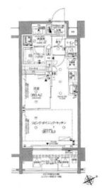 ラコント早稲田 9階 間取り図