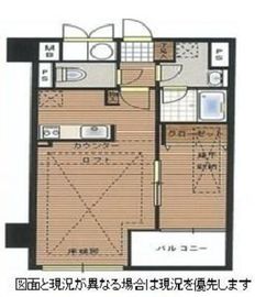 ルジェンテリベル日本橋濱町 6階 間取り図