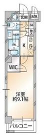 パレステュディオ白金高輪 5階 間取り図