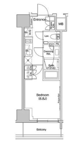 ザ・パークハビオ入谷 902 間取り図