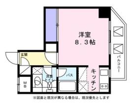 ベルファース麻布十番 302 間取り図