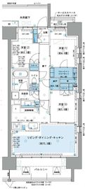 パークホームズ杉並上荻 5階 間取り図