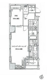 ドゥ・トゥール 602 間取り図
