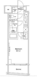 ザ・パークハビオ渋谷クロス 403 間取り図