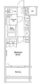 ザ・パークハビオ渋谷クロス 624 間取り図