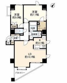 渋谷神山町レジデンス 12F1 間取り図