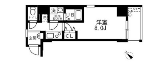 アリカ向島 703 間取り図