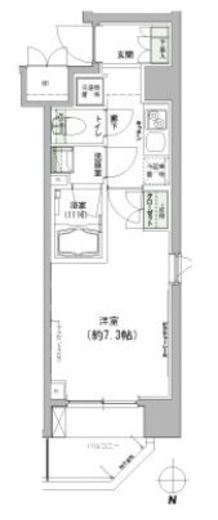 ハーモニーレジデンス東京イースト 3階 間取り図