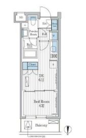 パークアクシス東陽町レジデンス 2304 間取り図