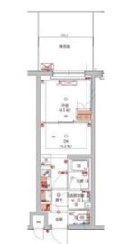 ハーモニーレジデンス川崎中丸子シティフロント 107 間取り図