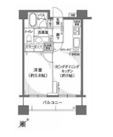 ヒルレジデンス大崎 2階 間取り図