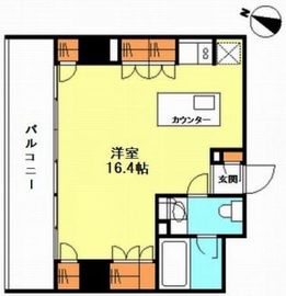 セルフィスタ渋谷 5階 間取り図