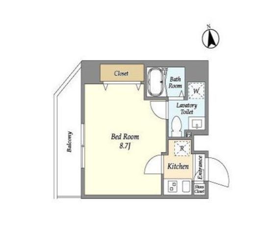 アルファコート西新井 211 間取り図