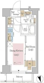 アーバネックス東京八丁堀 704 間取り図