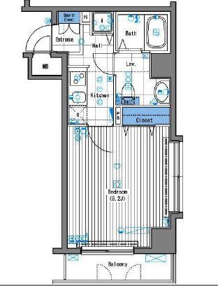 グランド・ガーラ三田 6階 間取り図
