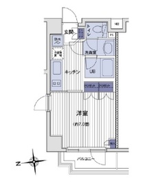 コンフォリア三田トロワ 501 間取り図