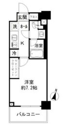 JP noie 亀戸 (ジェーピーノイエ亀戸) 2階 間取り図