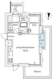 番町會所 202 間取り図