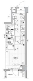 PREMIUM CUBE 武蔵小山 (プレミアムキューブ武蔵小山) 4階 間取り図