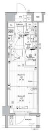 PREMIUM CUBE 武蔵小山 (プレミアムキューブ武蔵小山) 4階 間取り図