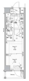 PREMIUM CUBE 武蔵小山 (プレミアムキューブ武蔵小山) 5階 間取り図