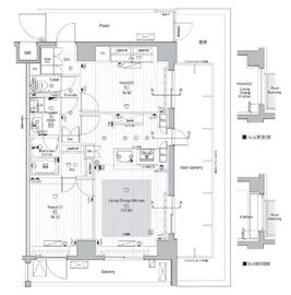 PREMIUM CUBE 武蔵小山 (プレミアムキューブ武蔵小山) 3階 間取り図