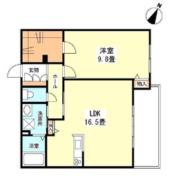 ヘリテイジ八雲 203 間取り図