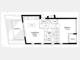 ル・シヤージュ神宮前 403 間取り図