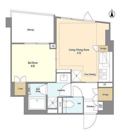 LIBR GRANT 四谷三丁目 (リーブルグラント四谷三丁目) 335 間取り図