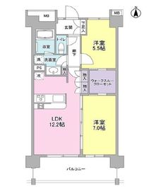 アンビエンテ経堂 402 間取り図